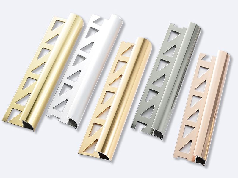 6 aluminum edge tile trim