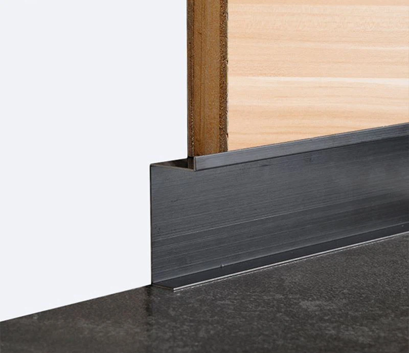 1. tile skirting in bathroom