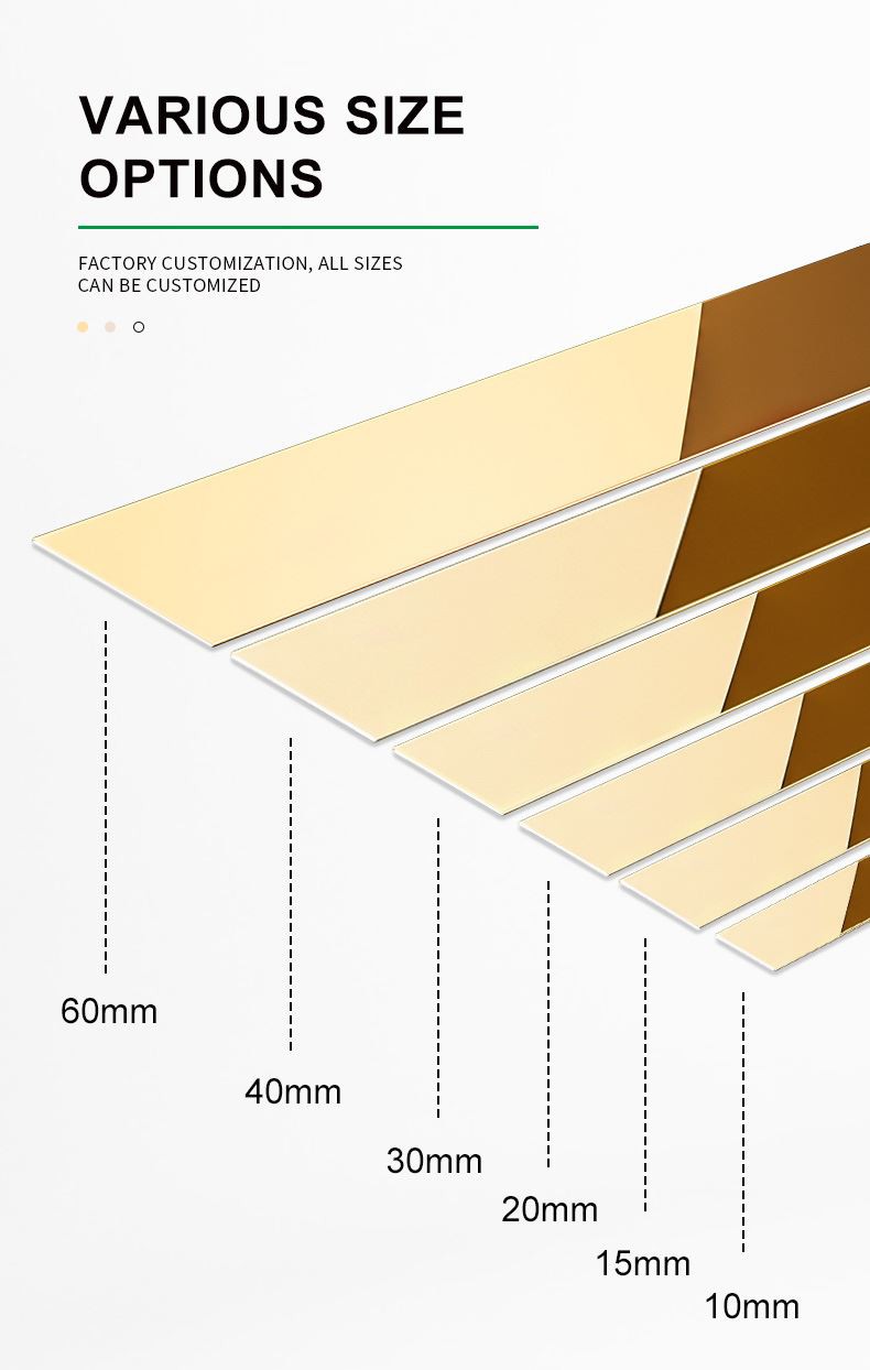 decorative tin strips
