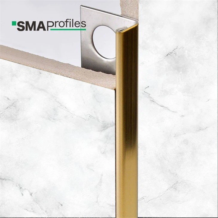 L shaped stainless steel trim